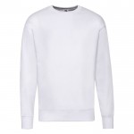 Sweat-shirt léger coton/polyester 240 g/m2 Fruit Of The Loom couleur blanc première vue