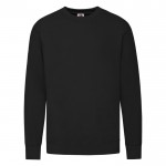 Sweat-shirt léger coton/polyester 240 g/m2 Fruit Of The Loom couleur noir première vue