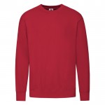 Sweat-shirt léger coton/polyester 240 g/m2 Fruit Of The Loom couleur rouge première vue