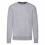 Sweat-shirt léger coton/polyester 240 g/m2 Fruit Of The Loom couleur gris première vue