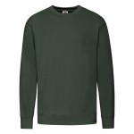 Sweat-shirt léger coton/polyester 240 g/m2 Fruit Of The Loom couleur vert foncé première vue