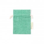 Sac en coton recyclé 120 g/m2 couleur vert première vue