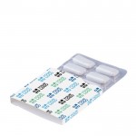 Paquet de chewing-gums menthe verte sans sucre 6 pièces couleur blanc vue principale