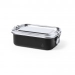 Lunch box hermétique en acier recyclé couleur noir première vue