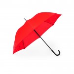 Parapluie automatique XL à 8 panneaux couleur rougedeuxième vue