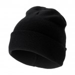Bonnet d'hiver élégant publicitaire couleur noir