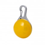 Lumière de sécurité pour animaux avec clip pour collier couleur jaune première vue