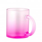 Mug en verre au fini mat avec coloris translucides 350ml deuxième vue