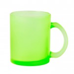 Mug en verre de différents coloris pour sublimation 350ml couleur vert clair première vue