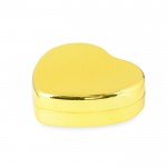 Baume à lèvres parfum vanille en forme de cœur, SPF15 couleur doré première vue