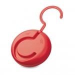 Lampe de poche avec crochet de suspension couleur rouge troisième vue