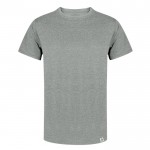 T-shirt en coton recyclé et RPET en couleurs 150 g/m² couleur gris première vue