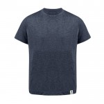 T-shirt enfant en coton recyclé et RPET 150 g/m² couleur bleu marine première vue