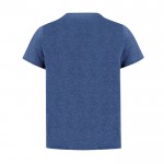 T-shirt enfant en coton recyclé et RPET 150 g/m² couleur bleu cinquième vue