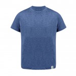 T-shirt enfant en coton recyclé et RPET 150 g/m² couleur bleu première vue