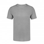 T-shirt unisexe 100 % coton peigné Ring Spun 160 g/m² couleur gris première vue