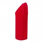 T-shirt femme 100% coton peigné Ring Spun 160 g/m² couleur rouge cinquième vue