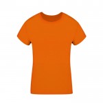 T-shirt femme 100% coton peigné Ring Spun 160 g/m² couleur orange première vue