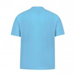 T-shirt enfant 100% coton peigné Ring Spun 160 g/m² couleur bleu ciel quatrième vue