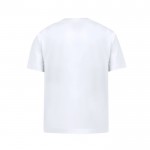 T-shirt enfant blanc à col rond 100% coton 160 g/m² couleur blanc deuxième vue