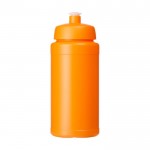 Bouteille de sport publicitaire de haute qualité couleur orange deuxième vue frontale