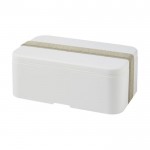 Lunch box unique avec un compartiment couleur blanc