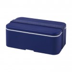 Lunch box unique avec un compartiment couleur bleu