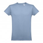 T-shirt personnalisé 100% coton couleur bleu ciel première vue