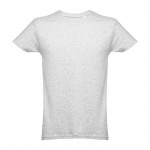 T-shirt personnalisé 100% coton couleur gris clair première vue