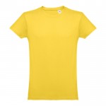 T-shirt personnalisé 100% coton couleur jaune première vue