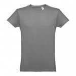 T-shirt personnalisé 100% coton couleur gris foncé première vue