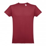 T-shirt personnalisé 100% coton couleur bordeaux première vue