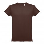 T-shirt personnalisé 100% coton couleur marron première vue