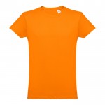 T-shirt personnalisé 100% coton couleur orange première vue