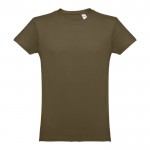 T-shirt personnalisé 100% coton couleur vert foncé première vue