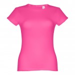 T-shirt personnalisable pour femme 150 g/m2 couleur fuchsia première vue
