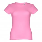 T-shirt personnalisable pour femme 150 g/m2 couleur rose première vue