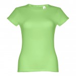 T-shirt personnalisable pour femme 150 g/m2 couleur vert clair première vue