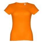 T-shirt personnalisable pour femme 150 g/m2 couleur orange première vue