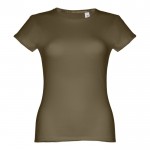 T-shirt personnalisable pour femme 150 g/m2 couleur vert foncé première vue