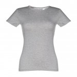 T-shirt personnalisable pour femme 150 g/m2 couleur gris première vue