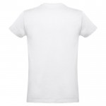 T-shirts floqués pour entreprise 190 g/m2 couleur blanc deuxième vue