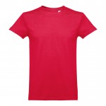 T-shirts floqués pour entreprise 190 g/m2 couleur rouge première vue