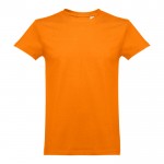 T-shirts floqués pour entreprise 190 g/m2 couleur orange première vue