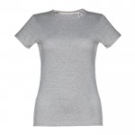 T-shirt blanc classique à col rond 190 g/m2 couleur gris première vue