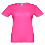 T-shirt femme technique en polyester 130 g/m2  couleur rose première vue
