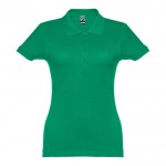 Polo avec logo entreprise femme 195 g/m2 couleur vert première vue
