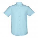 Chemise blanche pour entreprise 130 g/m2 couleur bleu ciel première vue