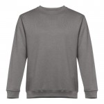 Sweat-shirt en coton et polyester 300 g/m2 couleur gris foncé première vue