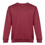 Sweat-shirt en coton et polyester 300 g/m2 couleur bordeaux première vue